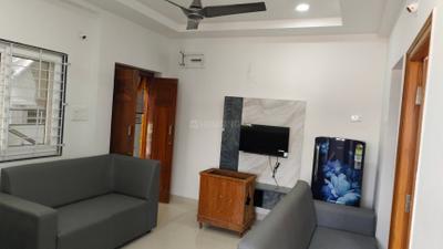 Living Room Image of 800 Sq.ft 1 BHK Apartment / Flat for rent in Gachibowli Hyderabad for Rs. 24000