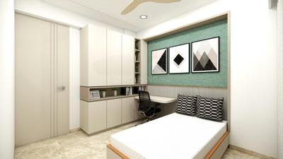 Bedroom Image of 2550 Sq.ft 3 BHK Apartment / Flat for rent in Vinayak Courtyard , PDPU Road Gandhinagar for Rs. 49000