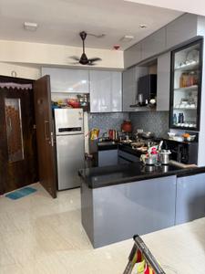 Kitchen Image of 475 Sq.ft 2 BHK Apartment / Flat for rent in Crown Lodha Quality Home Tower 2, Thane West Thane for Rs. 37000
