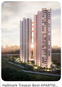 Image of 1765 Sq.ft 3 BHK Apartment / Flat for sale in Hallmark Treasor, Gandipet, Hyderabad for Rs. 17500000
