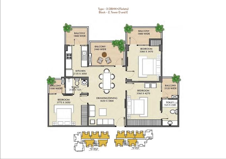 Aradhyam Spa City Phase 1 Main Image 1