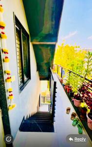 Balcony Image of 895 Sq.ft 2 BHK Apartment / Flat for rent in Memnagar Ahmedabad for Rs. 35000