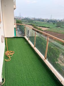Balcony Image of 1355 Sq.ft 3 BHK Apartment / Flat for rent in Sikka Kimaantra Greens, Sector 79 Noida for Rs. 40000