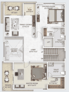 Image of 5000 Sq.ft 5 BHK Villa for sale in Mokila, Hyderabad for Rs. 64900000