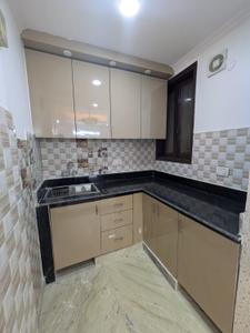 Kitchen Image of 900 Sq.ft 2 BHK Builder Floor for rent in Khirki Extension New Delhi for Rs. 24000