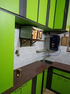 Kitchen Image of 900 Sq.ft 2 BHK Apartment / Flat for rent in Bansdroni Kolkata for Rs. 16000