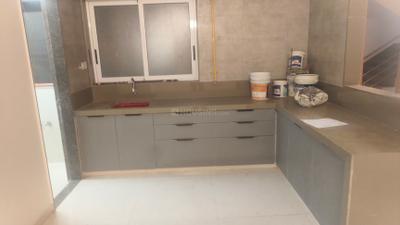 Kitchen Image of 2000 Sq.ft 3 BHK Apartment / Flat for rent in Someshwar Shaligram Flats, Vesu Surat for Rs. 35000
