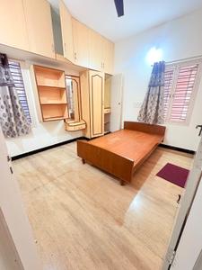 Bedroom Image of 850 Sq.ft 1 BHK Independent House for rent in Murugeshpalya Bengaluru for Rs. 23000