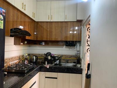 Kitchen Image of 950 Sq.ft 2 BHK Apartment / Flat for rent in Migsun Twiinz, Eta II Greater Noida for Rs. 21000