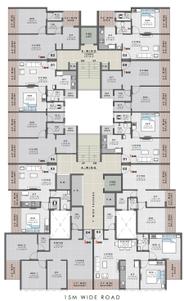 Image of 750 Sq.ft 1 BHK Apartment / Flat for sale in Chambaria Shree Krishna Kashtbhanjan, Kharghar, Navi Mumbai for Rs. 6500000