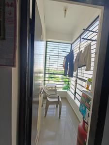 Balcony Image of 729 Sq.ft 2 BHK Apartment / Flat for rent in Soma Talav Vadodara for Rs. 18000