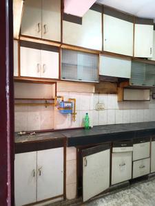 Kitchen Image of 950 Sq.ft 2 BHK Builder Floor for rent in Vaishali Ghaziabad for Rs. 22000