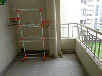 Balcony Image of 1001 Sq.ft 2 BHK Apartment / Flat for rent in F5 Aishwarya Greens, Fursungi Pune for Rs. 20000