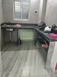 Kitchen Image of 1220 Sq.ft 3 BHK Apartment / Flat for rent in Nagerbazar Kolkata for Rs. 17000