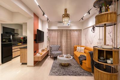 Hall Image of 647 Sq.ft 1 BHK Apartment / Flat for sale in Khairwadi Navi Mumbai for Rs. 2500000