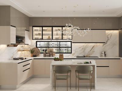 Kitchen Image of 589 Sq.ft 1 BHK Apartment / Flat for sale in Venus Skky City Phase I, Dombivli East Thane for Rs. 4380000
