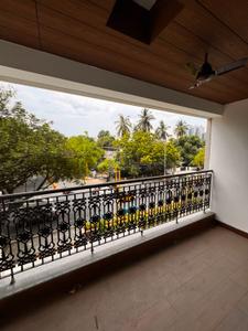 Balcony Image of 2200 Sq.ft 3 BHK Apartment / Flat for rent in Raja Annamalai Puram Chennai for Rs. 200000