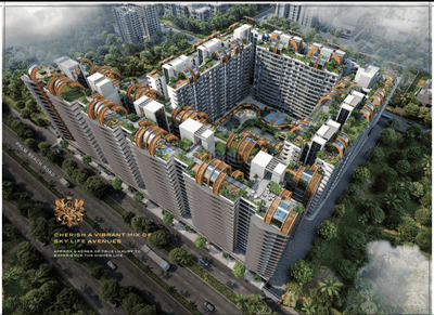 Image of 2095 Sq.ft 3 BHK Apartment / Flat for sale in Delta Palm Beach, Nerul, Navi Mumbai for Rs. 42200000