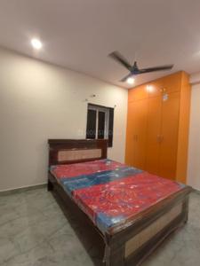 Bedroom Image of 860 Sq.ft 1 BHK Apartment / Flat for rent in Gachibowli Hyderabad for Rs. 25000