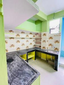 Kitchen Image of 1350 Sq.ft 3 BHK Builder Floor for rent in Hafiz Baba Nagar Hyderabad for Rs. 15000