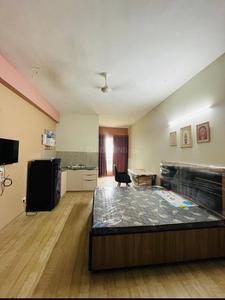 Bedroom Image of 465 Sq.ft 1 BHK Studio for rent in Eternal Manhattan Riviera, Sitapura Jaipur for Rs. 16500
