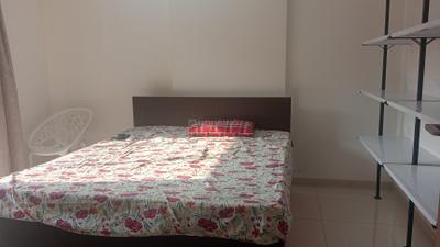 Bedroom Image of 800 Sq.ft 2 BHK Apartment / Flat for rent in Godrej Tranquil, Kandivali East Mumbai for Rs. 57499
