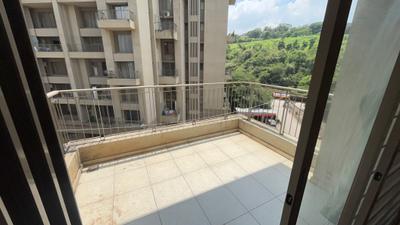 Balcony Image of 1100 Sq.ft 2 BHK Apartment / Flat for rent in Skyi Songbirds , Bhugaon Pune for Rs. 28000