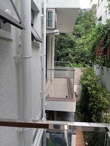 Balcony Image of 2300 Sq.ft 3 BHK Apartment / Flat for rent in Cooke Town Bengaluru for Rs. 150000