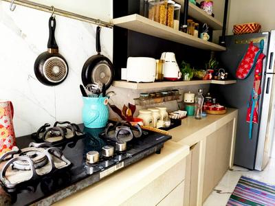 Kitchen Image of 1300 Sq.ft 3 BHK Apartment / Flat for sale in Srijan Ozone, Narendrapur Kolkata for Rs. 19000000
