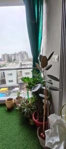 Balcony Image of 1050 Sq.ft 2 BHK Apartment / Flat for rent in Sunpharma Road Vadodara for Rs. 23000