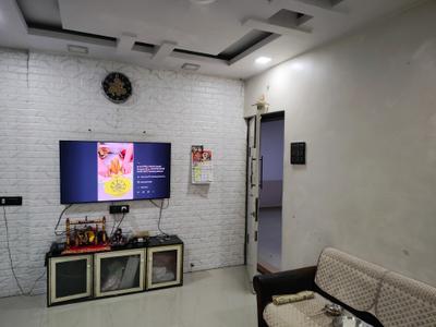 Living Room Image of 500 Sq.ft 1 BHK Apartment / Flat for rent in Raunak Bliss, Kasarvadavali Thane for Rs. 24500