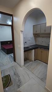 Kitchen Image of 660 Sq.ft 1 BHK Builder Floor for rent in Hari Nagar New Delhi for Rs. 17000