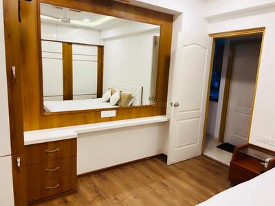 Bedroom Image of 1100 Sq.ft 2 BHK Apartment / Flat for rent in Adani Aangan, Shantigram Ahmedabad for Rs. 28500