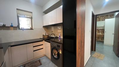Kitchen Image of 556 Sq.ft 1 BHK Apartment / Flat for rent in Eroor Kochi for Rs. 33500