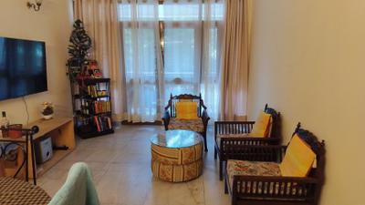 Living Room Image of 1500 Sq.ft 2.5 BHK Apartment / Flat for rent in Green Heavens Apartment, Sector 4 Dwarka New Delhi for Rs. 40000