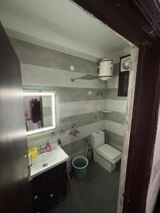 Bathroom Image of 900 Sq.ft 1 BHK Apartment / Flat for rent in Green Apartment, Mehrauli New Delhi for Rs. 18000