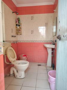 Common Bathroom Three Image of 1100 Sq.ft 3 BHK Apartment / Flat for sale in Munirka New Delhi for Rs. 26000000