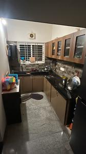 Kitchen Image of 800 Sq.ft 1 BHK Builder Floor for rent in Horamavu Bengaluru for Rs. 18000