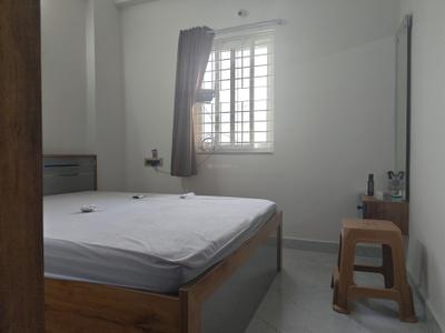 Bedroom Image of 680 Sq.ft 1 BHK Apartment / Flat for rent in Kondapur Hyderabad for Rs. 26800