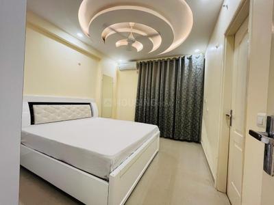 Bedroom Image of 1250 Sq.ft 1 BHK Builder Floor for rent in Gomti Nagar Lucknow for Rs. 17000