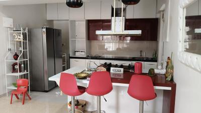 Kitchen Image of 2450 Sq.ft 4 BHK Apartment / Flat for rent in Lodha Belmondo, Gahunje Pune for Rs. 110000