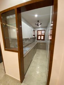 Kitchen Image of 720 Sq.ft 2 BHK Builder Floor for rent in Mukherjee Nagar New Delhi for Rs. 31000