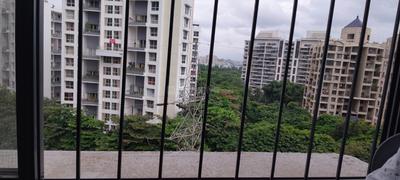 Balcony Image of 425 Sq.ft 1 BHK Duplex for rent in Kumar Pebble Park, Hadapsar Pune for Rs. 26000