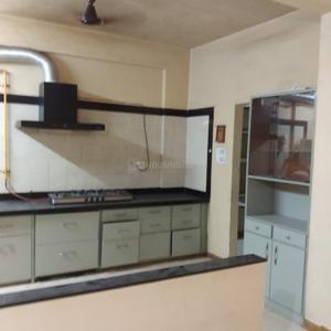 Kitchen Image of 1800 Sq.ft 3 BHK Apartment / Flat for rent in Bakeri Satej, Thaltej Ahmedabad for Rs. 40000