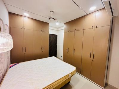 Bedroom Image of 2200 Sq.ft 3 BHK Apartment / Flat for rent in Chugh Grande Exotica Aura I, Bicholi Hapsi Indore for Rs. 55000