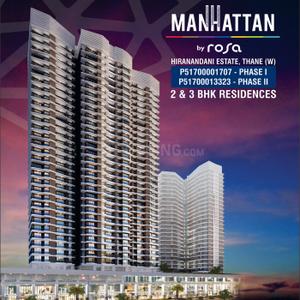 Image of 1440 Sq.ft 3 BHK Apartment / Flat for rent in Rosa Manhattan, Hiranandani Estate, Thane for Rs. 90000