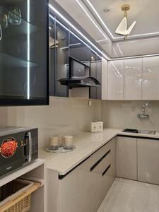 Kitchen Image of 815 Sq.ft 3 BHK Apartment / Flat for rent in Dwarka Mor New Delhi for Rs. 32000