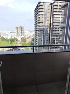 Balcony Image of 1611 Sq.ft 3 BHK Apartment / Flat for rent in Candeur 40, Miyapur Hyderabad for Rs. 55000