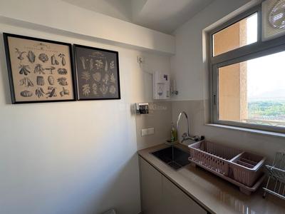 Kitchen Image of 550 Sq.ft 1 BHK Apartment / Flat for rent in Hiranandani Estate Thane for Rs. 45000