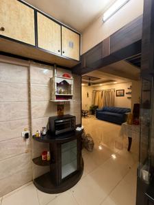 Kitchen Image of 1000 Sq.ft 2 BHK Apartment / Flat for rent in Raunak Tower, Pokhran- 2 Thane for Rs. 55000